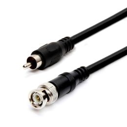 Cmple RG59U 50 Feet BNC Male to RCA Male, 75 Ohm, Coaxial BNC to RCA Video Cable, Black, (453-N)