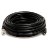 Cmple RG59U 50 Feet BNC Male to RCA Male, 75 Ohm, Coaxial BNC to RCA Video Cable, Black, (453-N)