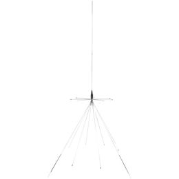 Tram 1411 300-Watt/200 Watt Broad-Band Scanner 25 MHz to 1,300 MHz Super Discone Stainless Steel Base Antenna with Added CB Transmit Bands