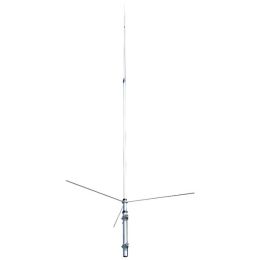 Tram 1481 200-Watt Dual-Band 3-Section Fiberglass Base Antenna with 50-Ohm UHF SO-239 Connector, 17-Feet Tall (White)