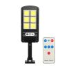 LED Solar Panel Light Outdoor Waterproof PIR Motion Sensor Remote Control Street Lights 128 COB Wall Lamp for Garden Decoration