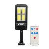 LED Solar Panel Light Outdoor Waterproof PIR Motion Sensor Remote Control Street Lights 128 COB Wall Lamp for Garden Decoration