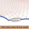 6FT/8FT/10/FT/12FT/16FT Heavy Duty Fishing Net with Nylon Mesh Easy to Throw