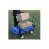 Extra Large Collapsible Garden Cart with Removable Canopy;  Folding Wagon Utility Carts with Wheels and Rear Storage;  Wagon Cart for Garden;  Camping